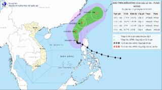 Tin bão mới nhất hôm nay: Bão số 14 FUNG-WONG giật cấp 16, dự báo 12/11 đổ bộ đảo Đài Loan