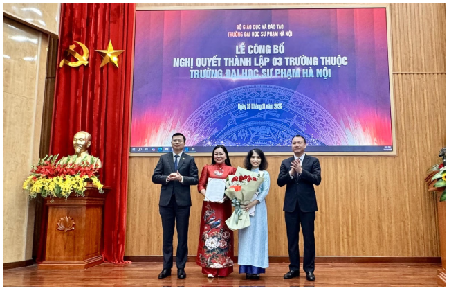 Ra mắt 3 trường trực thuộc Trường Đại học Sư phạm Hà Nộ