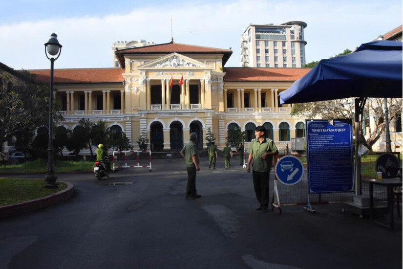 An ninh nghiêm ngặt tại phiên xét xử hoa hậu Thùy Tiên, Quang Linh Vlogs, Hằng Du Mục