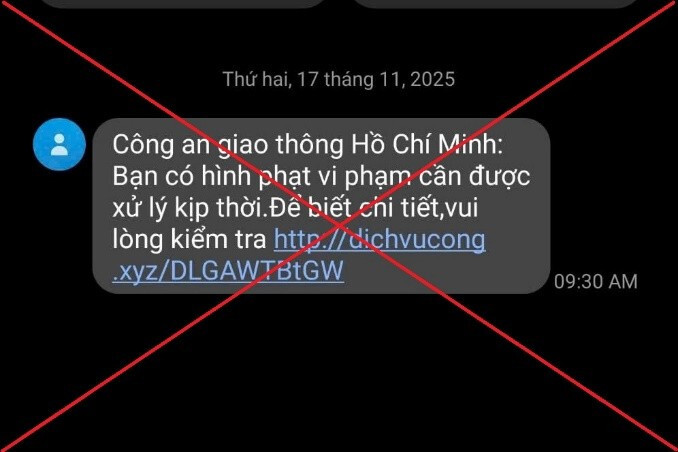 Cảnh báo lừa đảo thông báo 'phạt nguội' giao thông