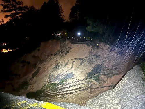 Đèo Mimosa ở Lâm Đồng đứt gãy hoàn toàn