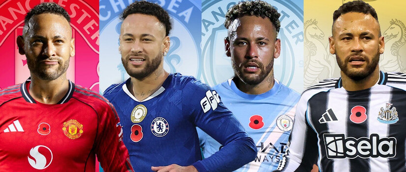 Neymar sắp khoác áo 1 trong 5 ‘ông lớn’ Ngoại hạng Anh?