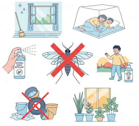 Cách trị muỗi đốt hiệu quả, an toàn cho cả gia đình