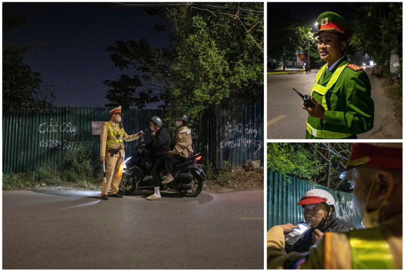 Hơn 800 trường hợp vi phạm nồng độ cồn trong 3 ngày cuối tuần ở Hà Nội