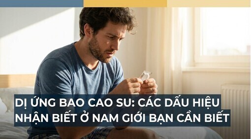 Dị ứng bao cao su: các dấu hiệu nhận biết ở nam giới bạn cần biết