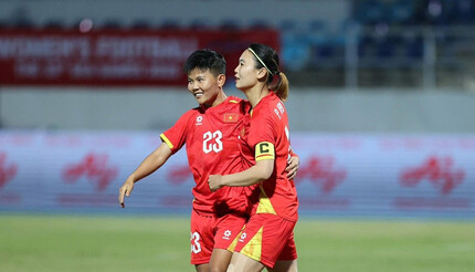 Tuyển nữ Việt Nam thắng tưng bừng trận ra quân SEA Games