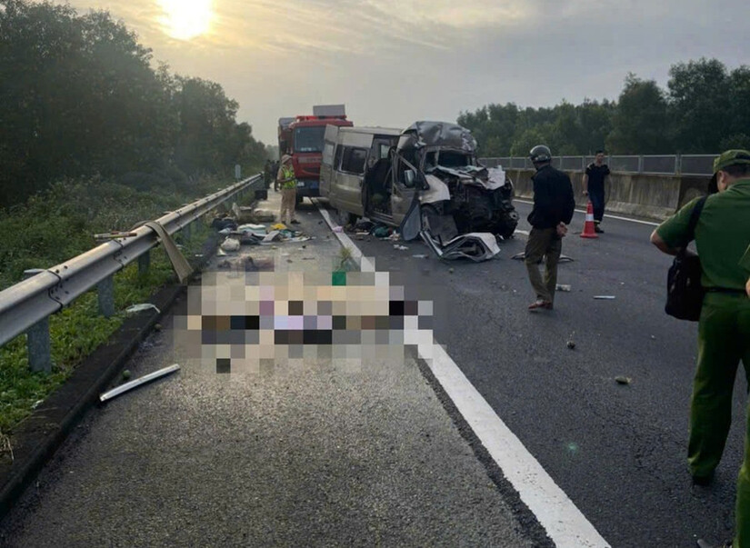 Tai nạn trên cao tốc Đà Nẵng - Quảng Ngãi, 13 người thương vong