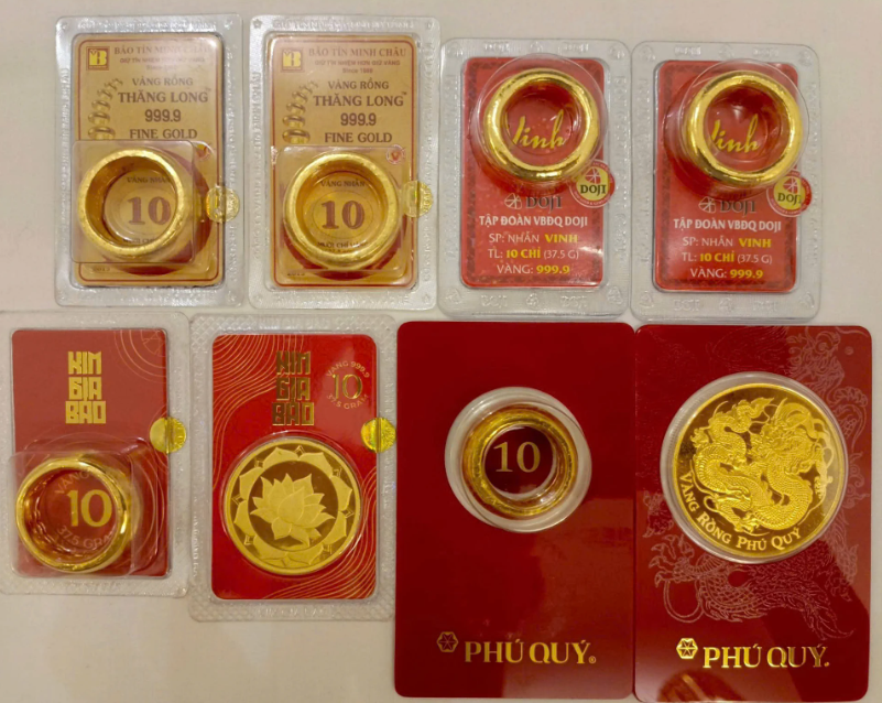 Giá vàng hôm nay (10/12): Đồng loạt giảm mạnh