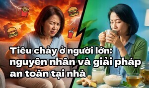Tiêu chảy ở người lớn: nguyên nhân và giải pháp an toàn tại nhà