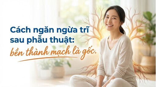 Cách ngăn ngừa trĩ sau phẫu thuật: bền thành mạch là gốc