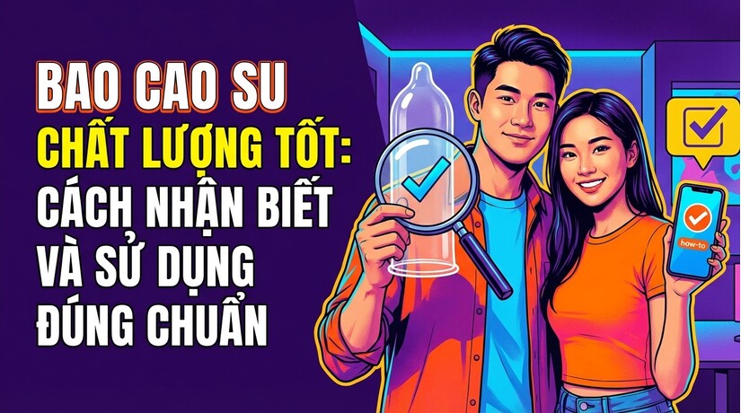 Bao cao su chất lượng tốt: cách nhận biết và sử dụng đúng chuẩn