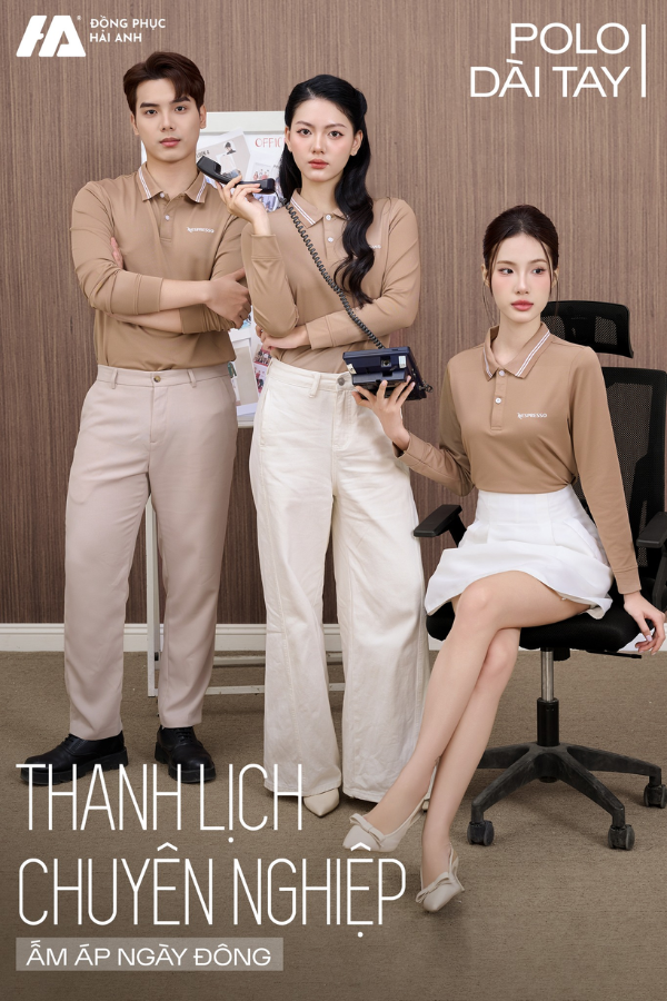 Đồng phục Hải Anh ra mắt bộ sưu tập Polo công sở mới: Đẹp - bền - Chuẩn Form