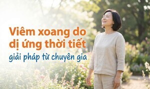 Viêm xoang do dị ứng thời tiết: giải pháp từ chuyên gia