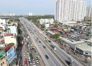 Hà Nội hạn chế xe tải lớn di chuyển vào đường Vành đai 3 trên cao