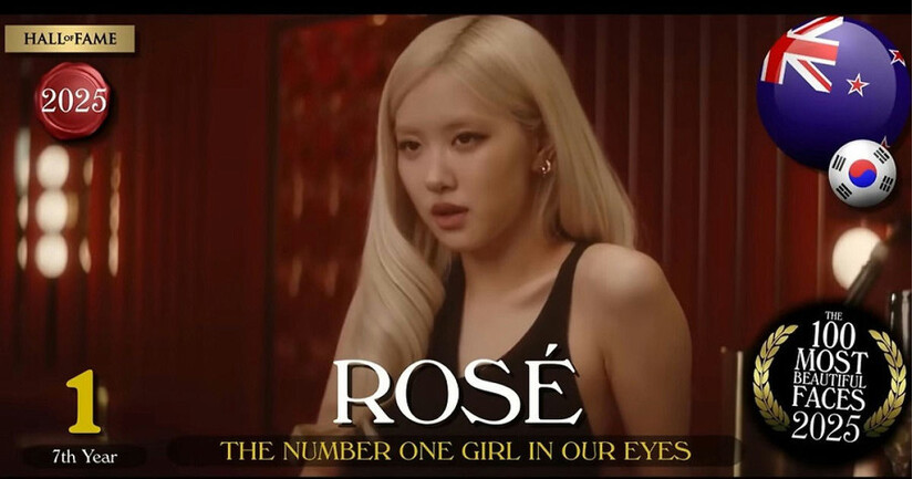 Rosé (BLACKPINK) sở hữu 'gương mặt đẹp nhất thế giới' 2025