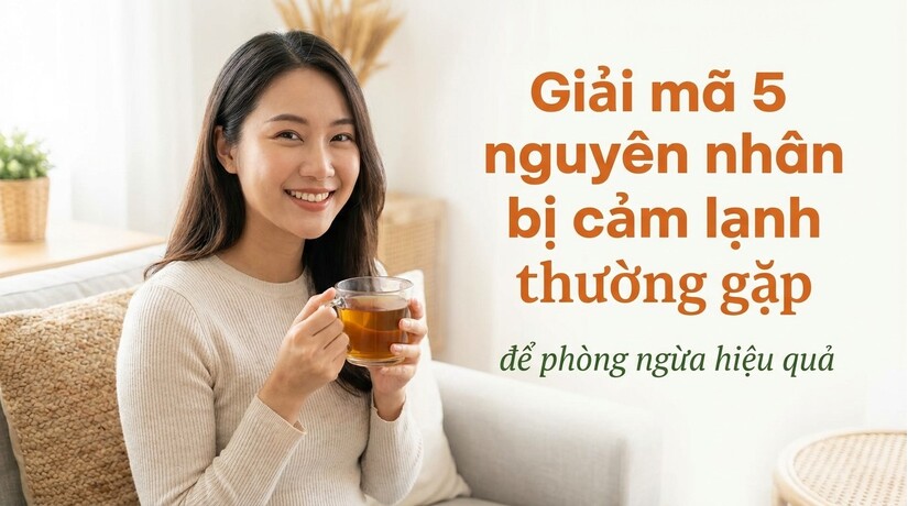 Giải mã 5 nguyên nhân bị cảm lạnh thường gặp để phòng ngừa hiệu quả