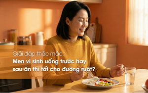 Giải đáp thắc mắc: Men vi sinh uống trước hay sau ăn thì tốt