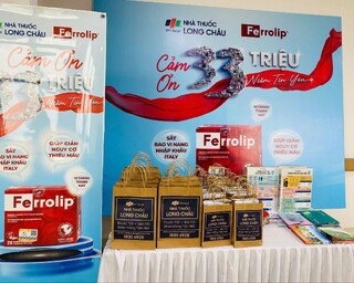 Ferrolip đồng hành cùng Nhà thuốc Long Châu trong chiến dịch “Cảm ơn 33 triệu khách hàng”