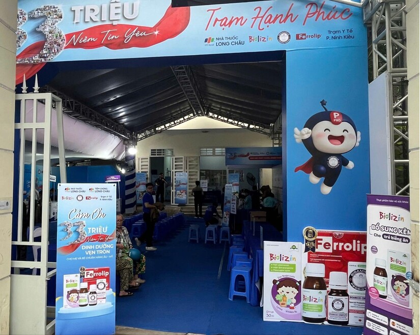 Ferrolip đồng hành cùng Nhà thuốc Long Châu trong chiến dịch “Cảm ơn 33 triệu khách hàng”