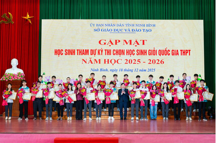 Ninh Bình xếp thứ hai toàn quốc tại Kỳ thi chọn học sinh giỏi quốc gia THPT