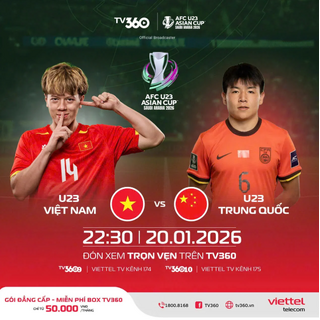 Xem trực tiếp U23 Việt Nam vs U23 Trung Quốc trên kênh nào?