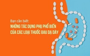 Những tác dụng phụ phổ biến của các loại thuốc đau dạ dày