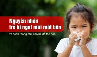 Nguyên nhân trẻ bị ngạt mũi một bên và cách thông mũi cho bé