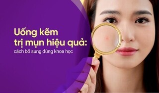 Uống kẽm trị mụn hiệu quả: cách bổ sung đúng khoa học