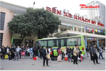 Hà Nội tăng cường 2.450 chuyến xe khách phục vụ người dân về quê dịp Tết Nguyên đán