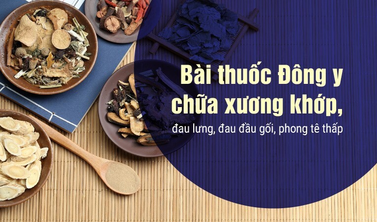 Bài thuốc Đông y chữa xương khớp, đau lưng, đau đầu gối phong tê thấp