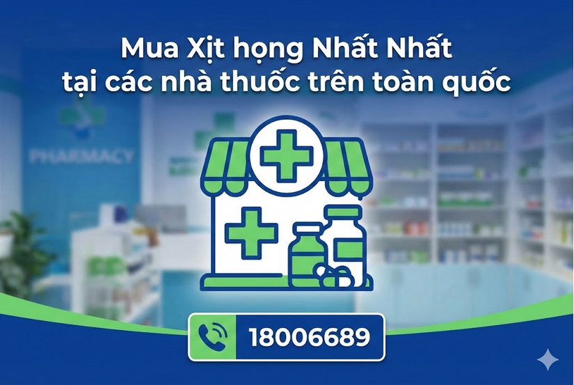 Viêm họng dùng Xịt họng Nhất Nhất có được không? Có tốt không?