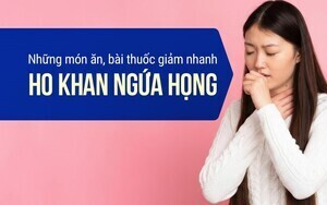 Những món ăn, bài thuốc giảm nhanh ho khan ngứa họng