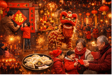 Quốc gia ăn Tết Nguyên đán theo 