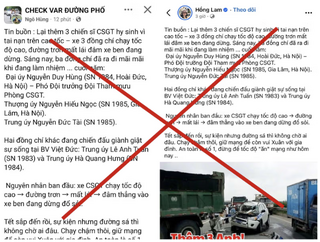 Hà Nội: Bác bỏ thông tin 