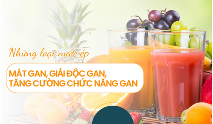  Những loại nước ép mát gan, giải độc gan, tăng cường chức năng gan