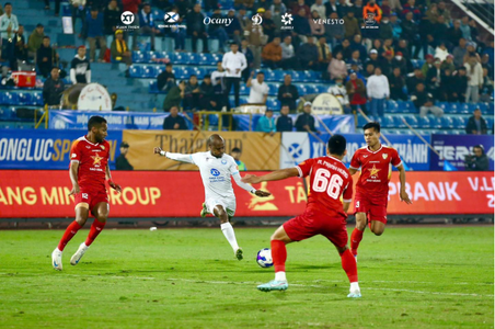 Thép xanh Nam Định “đánh rơi” chiến thắng trước Hồng Lĩnh Hà Tĩnh vào phút chót