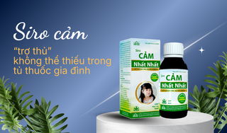 Siro cảm – “trợ thủ” không thể thiếu trong tủ thuốc gia đình