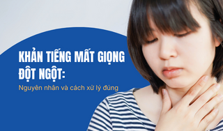 Khản tiếng mất giọng đột ngột: nguyên nhân và cách xử lý đúng