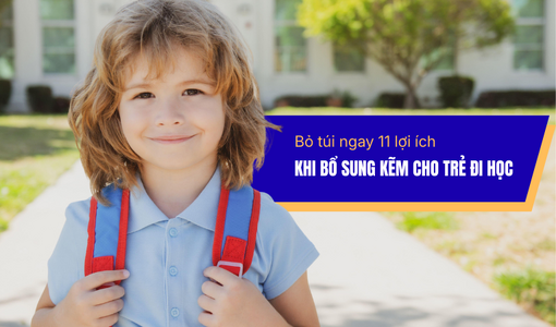 Bỏ túi ngay 11 lợi ích khi bổ sung kẽm cho trẻ đi học