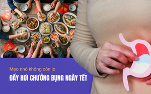 Mẹo nhỏ không còn lo đầy hơi chướng bụng ngày Tết