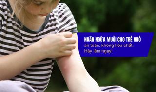 Ngăn ngừa muỗi cho trẻ nhỏ an toàn, không hóa chất: hãy làm ngay!