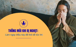 Thông mũi khi bị nghẹt: làm ngay điều này để thở dễ tức thì