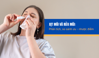 Xịt mũi và rửa mũi: phân tích, so sánh ưu - nhược điểm