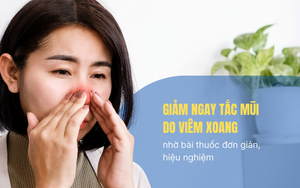 Giảm ngay tắc mũi do viêm xoang nhờ bài thuốc đơn giản, hiệu nghiệm