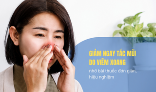 Giảm ngay tắc mũi do viêm xoang nhờ bài thuốc đơn giản, hiệu nghiệm