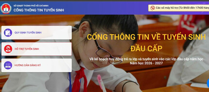 Cách xác nhận thông tin tuyển sinh đầu cấp tại TPHCM cho trẻ không học mầm non