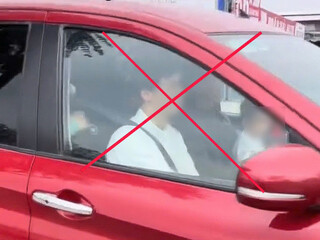 Công an Hà Nội phạt tài xế vì cho trẻ nhỏ cùng 'ôm' vô lăng