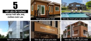 Vật liệu ốp tường ngoại thất 2026 nào đạt chuẩn 