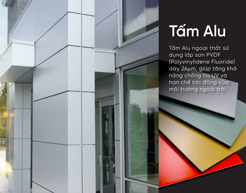 Vật liệu ốp tường ngoại thất 2026 nào đạt chuẩn "bền, nhẹ, chống cháy lan"?