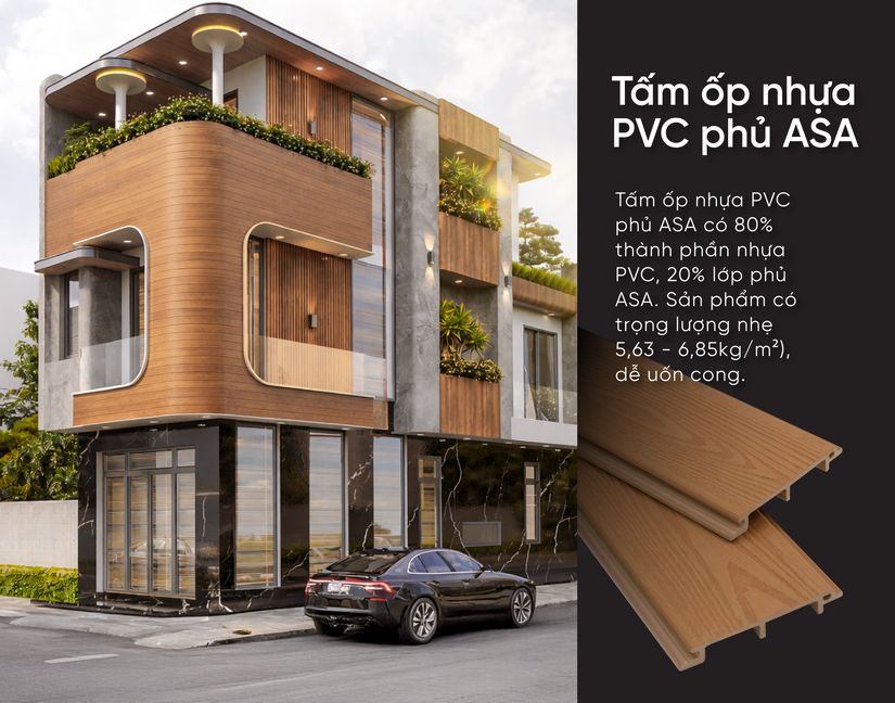 Vật liệu ốp tường ngoại thất 2026 nào đạt chuẩn "bền, nhẹ, chống cháy lan"?